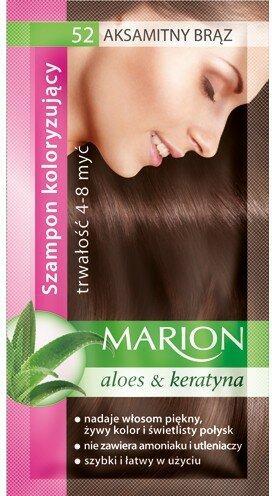 Actual product image Marion Shampoo 4-8 Wash 52 Velvety Brown 40Ml (40 ml, Liquid shampoo)