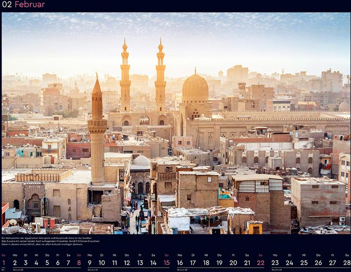 Produktbild Metropolen - Wandkalender 2026 (60 x 45 cm, Harter Einband, Deutsch)