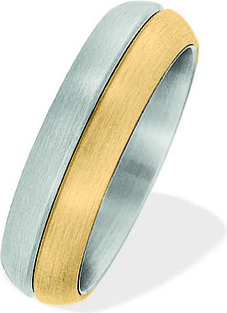 Xen Bandring bicolor gewölbt 6 mm