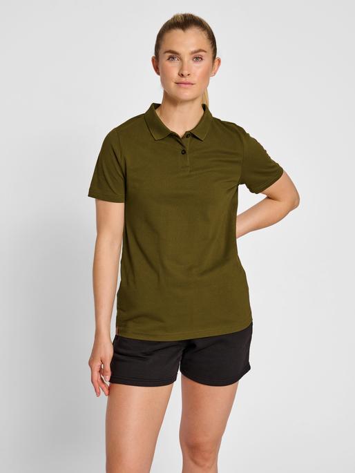 Actual product image hummel Red Classic Polo Woman (S)