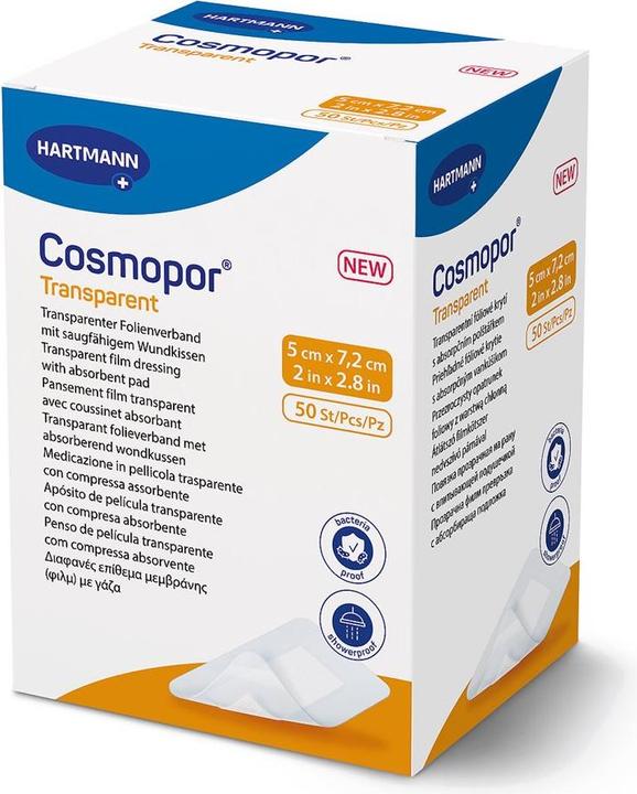 Cosmopor transparent steril (50 x)