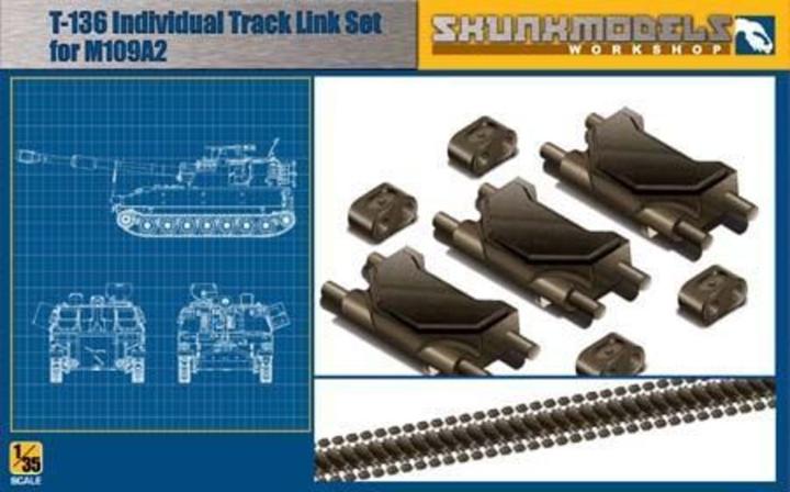 Skunkmodels Workshop T-136 TRACK LINK FOR M109A2