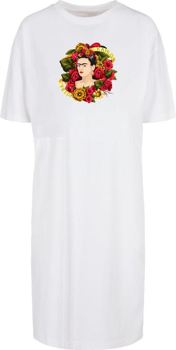 Immagine prodotto Merchcode Donna Frida Kahlo - Much flowers - Vestito organico oversize con spacco - 119483 (L)