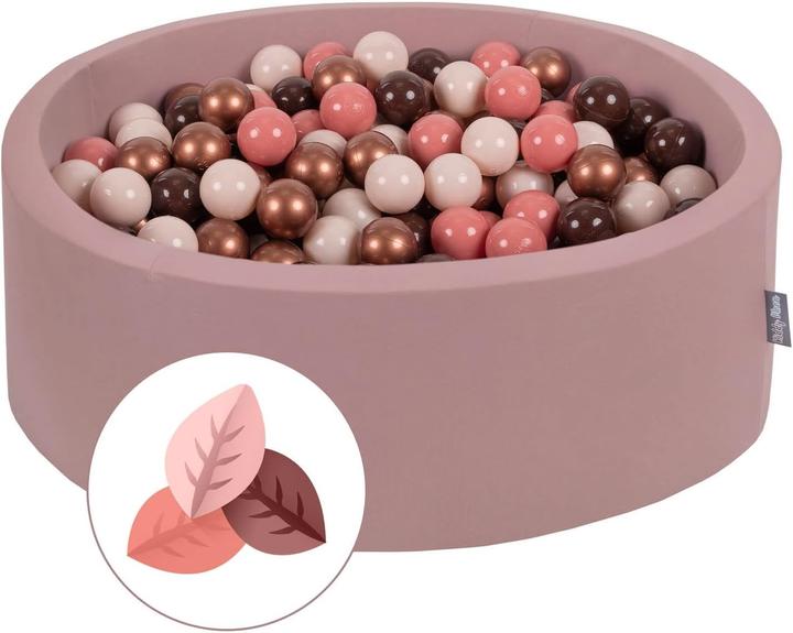 Image du produit Milkii Bällebad 90 x 30 cm mit 200 Bällen, Kupferrot