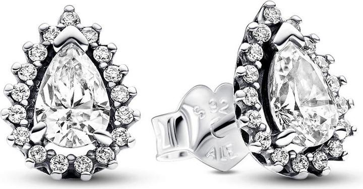 Pandora Funkelnde Birnen Kranz Ohrstecker (Sterling Silber 925)