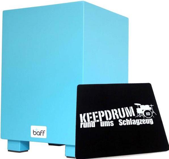 Produktbild Baff Kinder Trommel-Hocker Cajon Blau mit Sitzpad