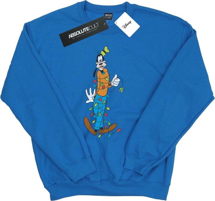 Disney Goofy Christmas Lights Sweatshirt (XL)