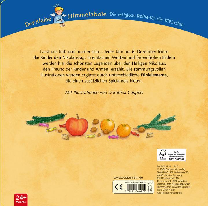 Produktbild Mein Buch vom Heiligen Nikolaus (Deutsch, Dorothea Cüppers, Birgit Meyer, 2004)