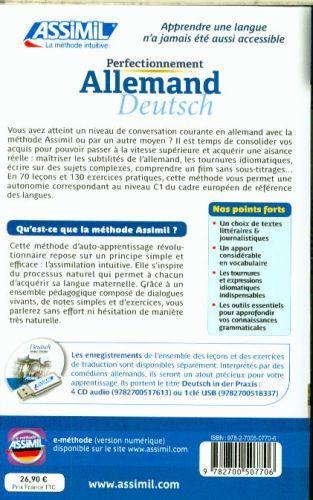 Image du produit Methode. Perfectionnement Allemand - Lehrbuch (Niveau B2-C1) (Allemand, Volker Iceman, 2017)