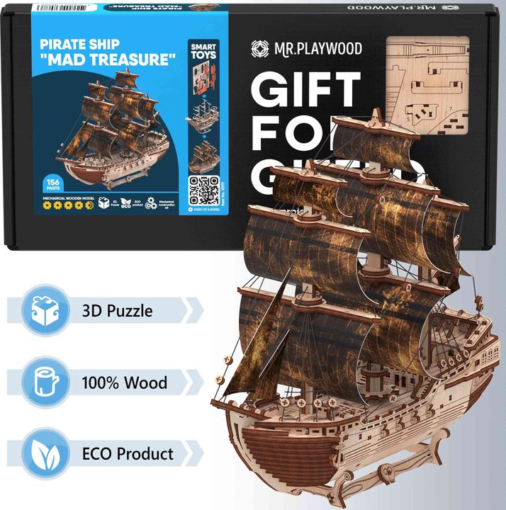 Produktbild Mr Playwood Piratenschiff