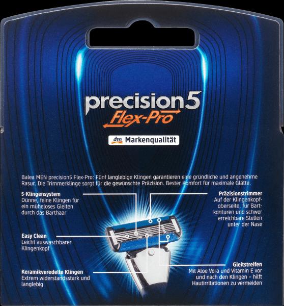 Produktbild dm Balea MEN Rasierklingen precision5 Flex-Pro (4 x)