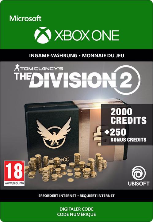Actual product image Microsoft Tom Clancy's The Division 2: 2250 Premium Credit Pack