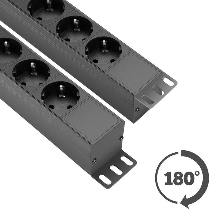 Image du produit Adam Hall 87471 T 19" Distributeur de courant (8 x, CEE 7/7, 2 m)