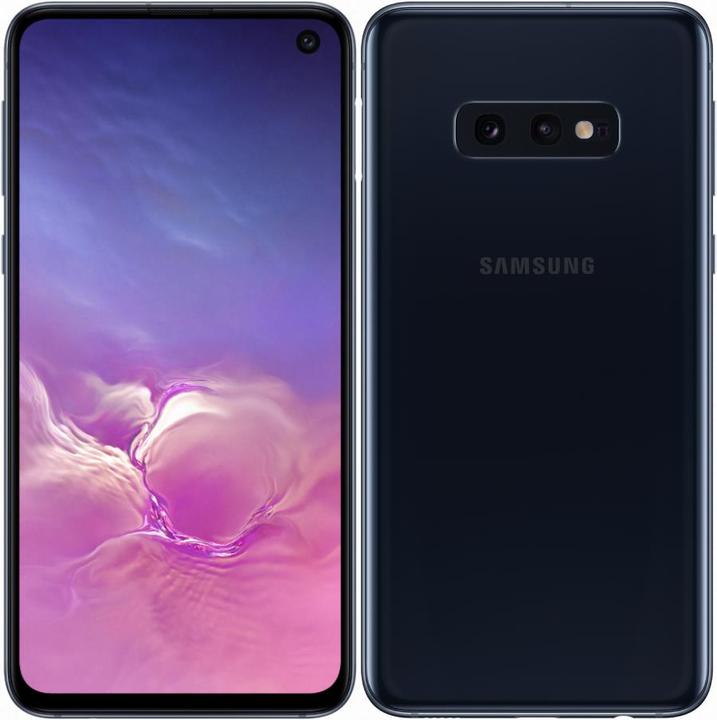 Actual product image Samsung Galaxy S10e (128 GB, Prism Black, 5.80", Hybrid Dual SIM, 16 Mpx, 4G)