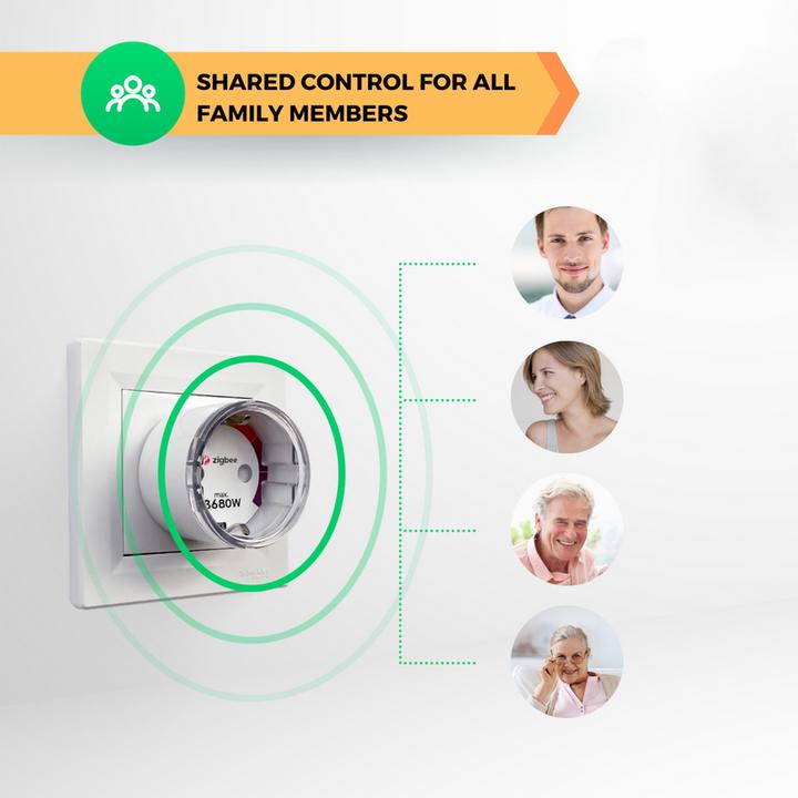 Productafbeelding Nous Slimme ZigBee Contactdoos A1Z