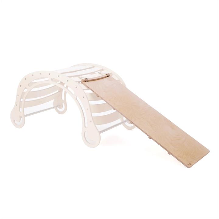 Produktbild Montessori doppelseitiges Brett aus Holz - hell - bright ® Sport&Gym