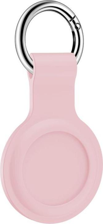 Produktbild iCarer 2er-Set AirTag Schlüsselanhänger Hülle – Silikon Case, Pink (XYSK002-PK)