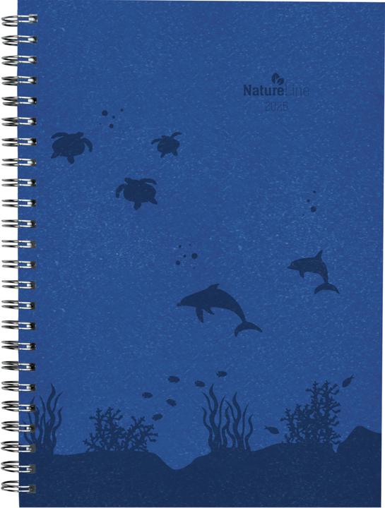 Productafbeelding Alpha Edition Weekplanner Natuurlijn Oceaan 2025 Zakagenda, 15x21cm, Kalender met 128 (Duits)