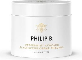 Actual product image Philip B. Peppermint Avocado Scalp Scrub (236 ml)