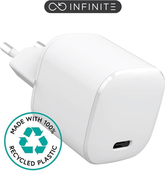 Actual product image eSTUFF INFINITE USB-C Charger EU PD (20 W)