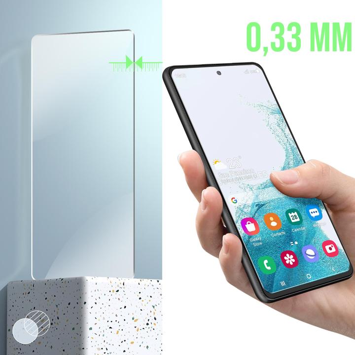 Immagine prodotto Avizar Pellicola di protezione del display in vetro di durezza 9H (1 Pezzo/i, Samsung Galaxy A54 5G)