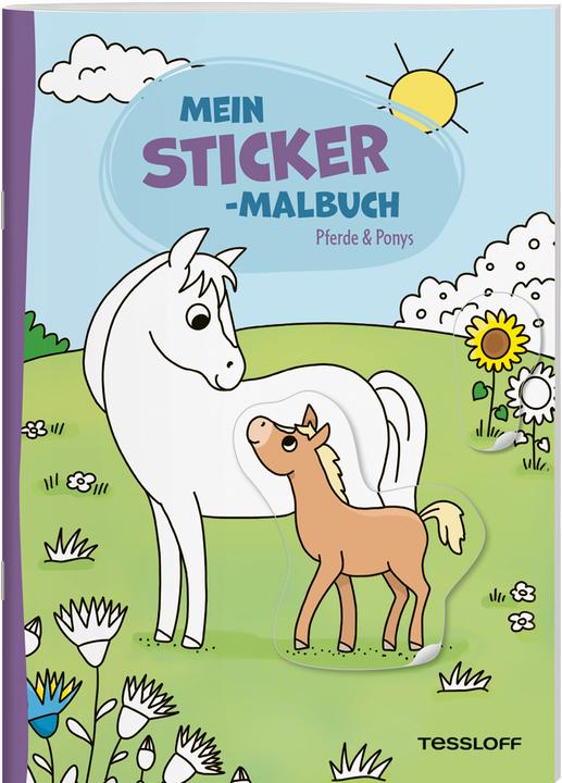 Actual product image Tessloff Mein Sticker-Malbuch. Pferde & Ponys