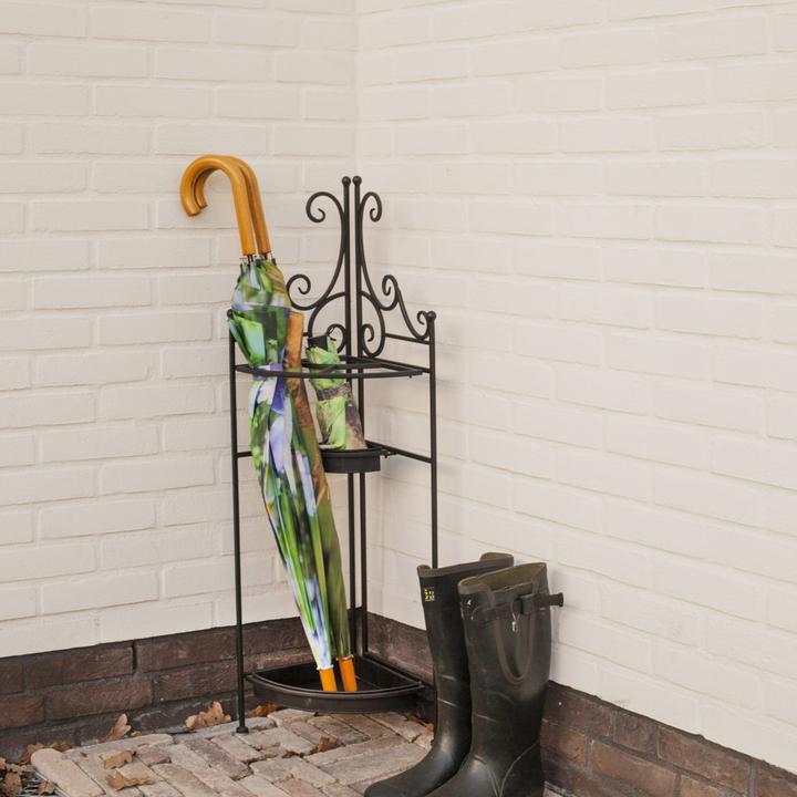 Produktbild Esschert Design Schirmständer 95.5 cm Schwarz (27 x 27 x 96 cm)