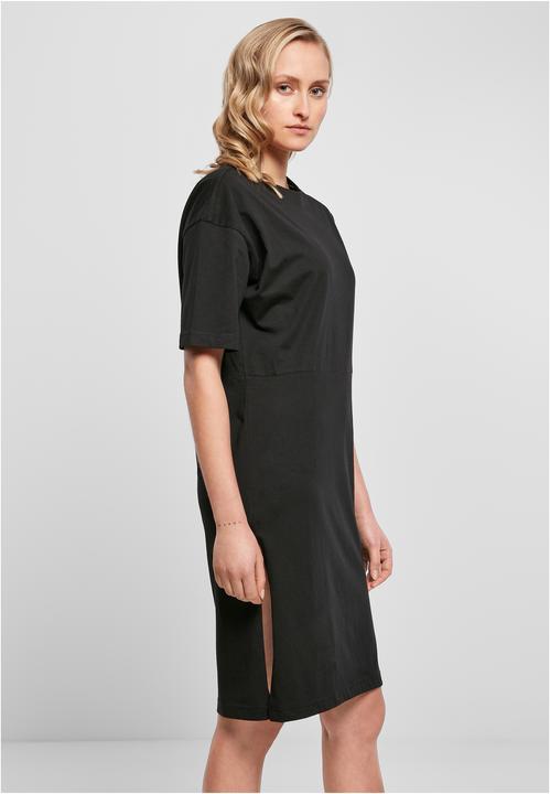 Actual product image Urban Classics Ladies Organic Oversized Slit Tee Dress (M)
