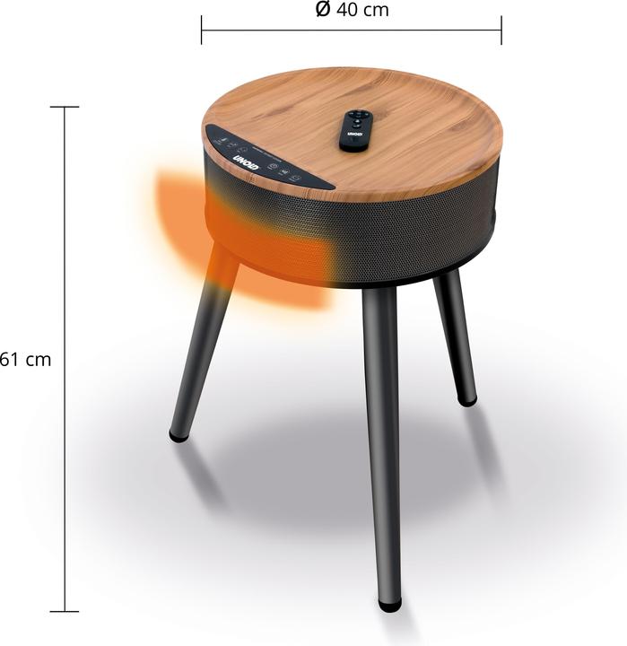 Actual product image Unold Henry fan heater table (2000 W)