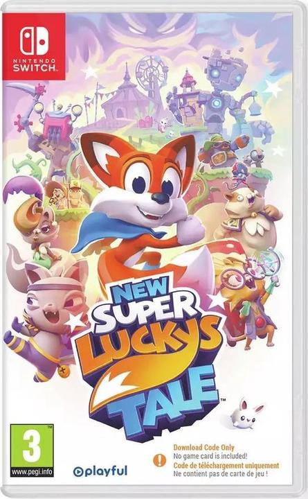 Image du produit Pqube New Super Lucky's Tale (Code in a Box) (Switch, Switch Lite, Switch OLED, DE, IT, FR, EN)