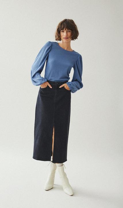 Actual product image Vila Midi denim skirt (36)