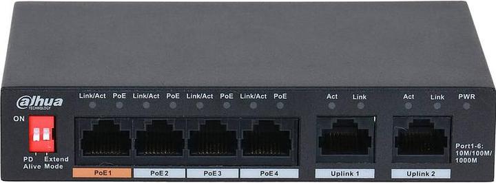 Immagine prodotto Dahua Switch PoE PFS3006-4GT-60-V2 non gestito (4 Porti)