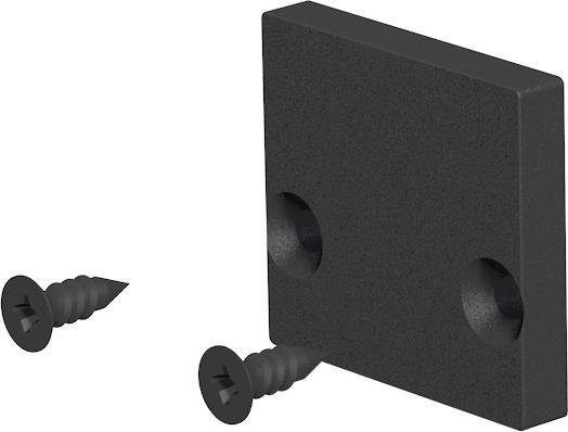EVN APFB EAP black Aluminium end cover plate