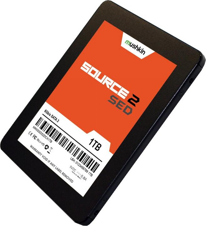 Image du produit Mushkin SSD Source2 SED 2,5 1TB SATA3 (1000 Go, 2.5")