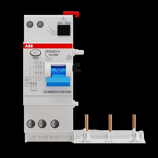 Image du produit ABB Bloc de disjoncteurs différentiels 3 pôles 25A 30mA