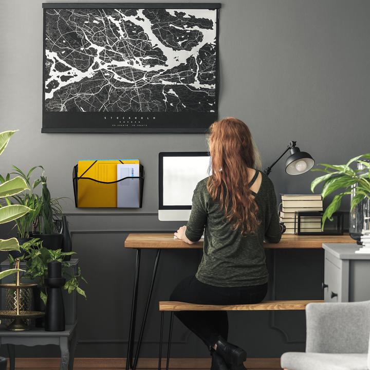 Actual product image Relaxdays Magazine holder