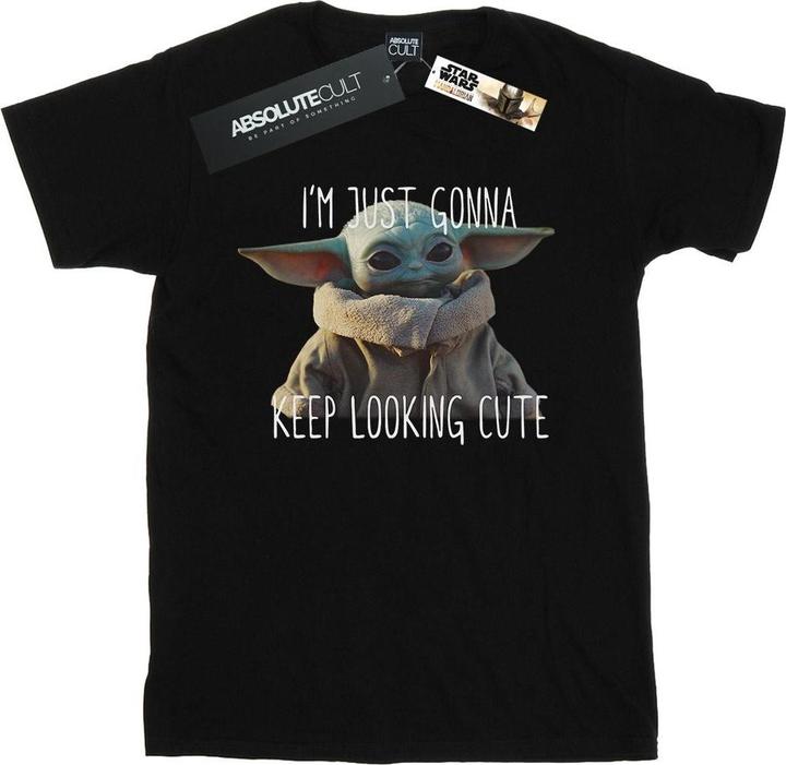 Star Wars The Mandalorian Keep Looking Cute TShirt (M)