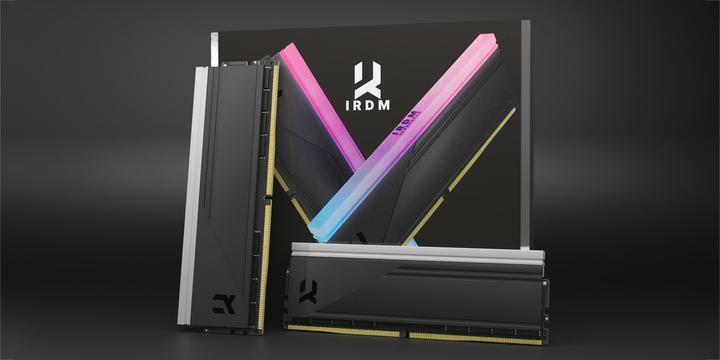 Actual product image Goodram IRDM RGB DDR5 IRG-56D5L30/64GDC memory module GB (2 x 32GB, 5600 MHz, DDR5 RAM, DIMM)