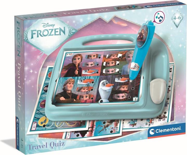Actual product image Clementoni Frozen Quizzy Reisespiel (French)