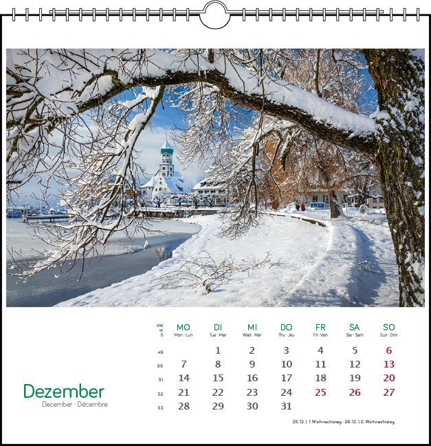 Actual product image stlicher Bodensee 2026 (17 x 17 cm, Hardcover, English, French)