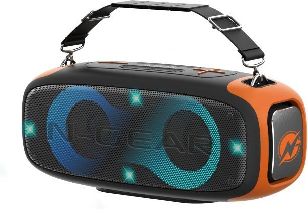 Produktbild N-Gear Blazooka 830 - Draagbare Bluetooth Speaker - Karaoke Set - Met Microfoon & Verlichting - IPX5 Waterd (6 h)