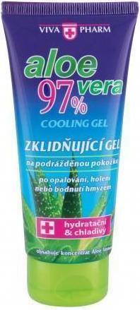 Vivapharm Vivaco S.R.O. - Aloe Vera Cooling Gel - Soothing Cooling Gel After Sunbathing. Shaving And (100 ml, After Sun Gel)