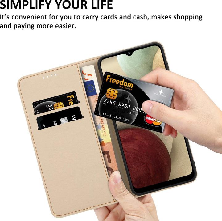 Produktbild Cadorabo Book Hülle mit Print für Samsung Galaxy A12 / M12 (Samsung Galaxy A12, Samsung Galaxy M12)