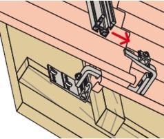 Actual product image Fischer Dachhaken RH 52-67 HB AL (Solar connector)