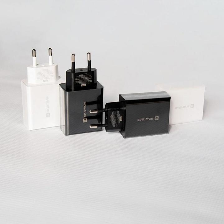 Image du produit Evelatus Travel Charger EU Wall 3 Ports 32W USB-C / USB-A2 ETC06 (32 W)