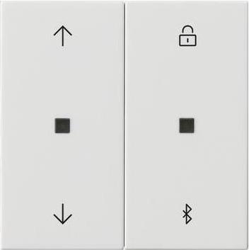 Actual product image Gira System 3000 Blind + 536703 Bluetooth time switch pure white