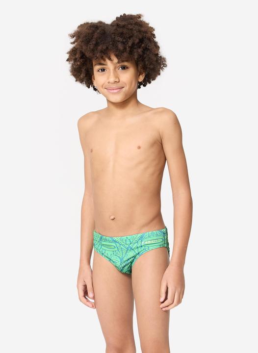 Produktbild Watko Badehose Slip Wasserball Jungen - 500 Tiki türkis (5, 6)