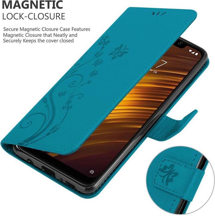Immagine prodotto Cadorabo Copertina del libro di fiori (Xiaomi Pocophone F1)