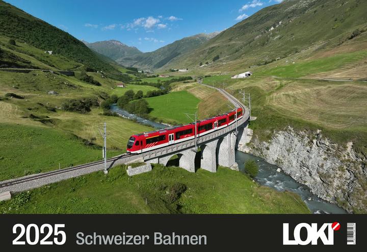Image du produit Calendrier LOKI Chemins de fer suisses 2025 (Allemand)