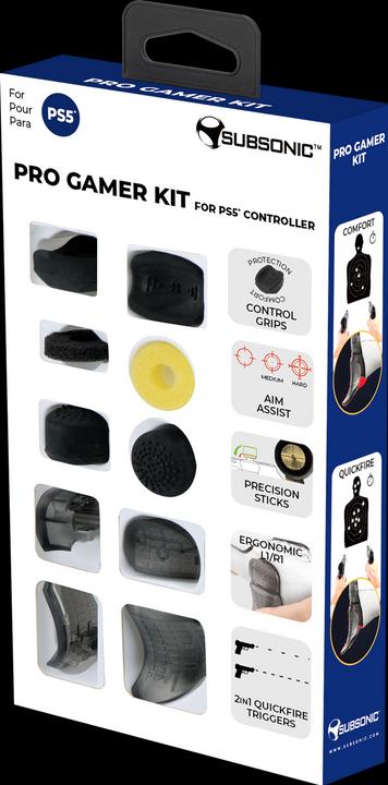 Image du produit Subsonic Kit Pro Gamer -tarvikepakkaus, PS5 (PS5)